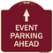 Signmission Designer Series Parking & Post Kit, Burgundy Heavy-Gauge Aluminum Sign, 18" x 18", BU-1818-23366 A-DES-BU-1818-23366 - alternate 1